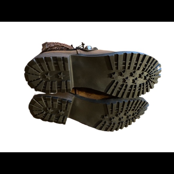 Brown slouch boots - Picture 4 of 5